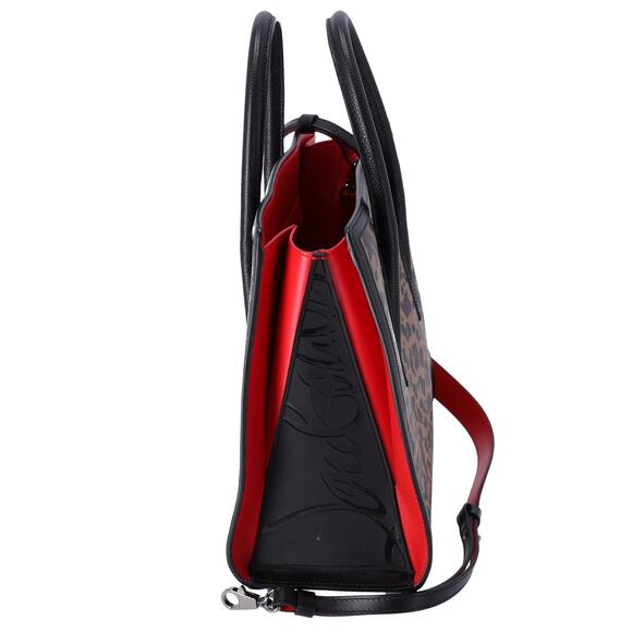 Christian Louboutin Medium Paloma Tote Leopard Printed Leather - Picture 2 of 8